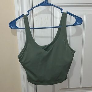 Green Activewear Tank Top